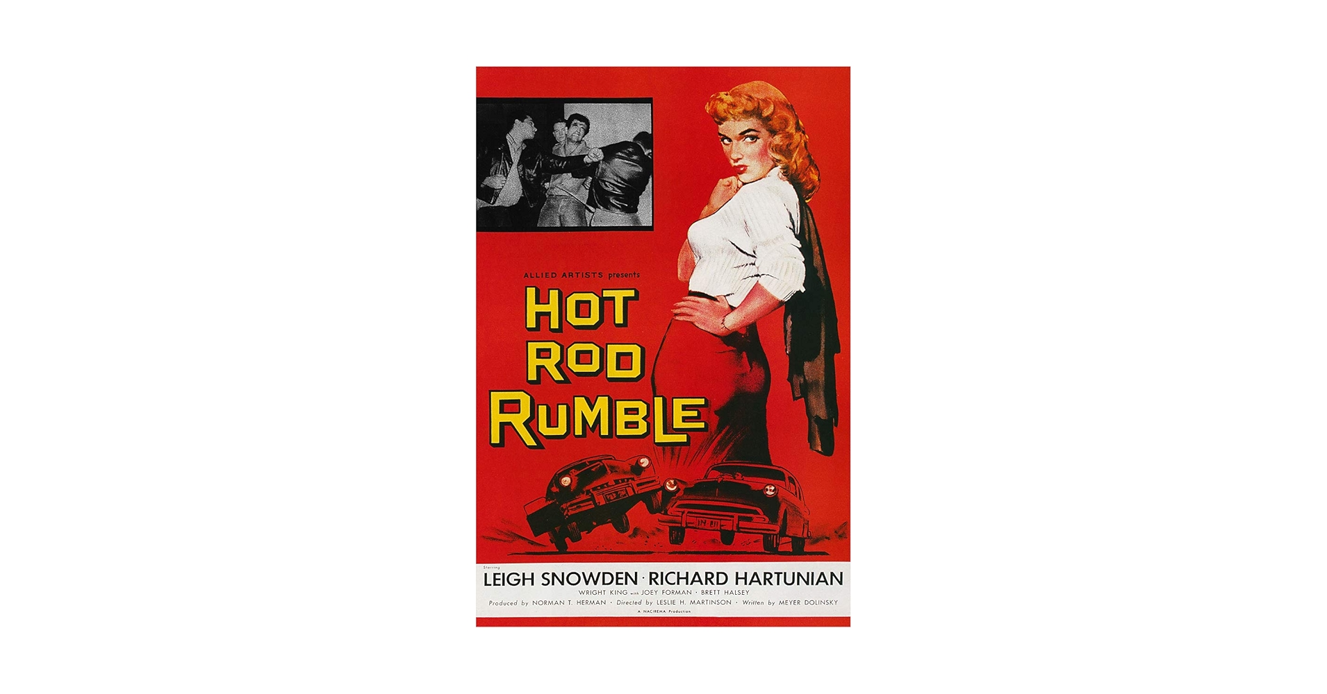 ⭐️HOT ROD RUMBLE ヴィンテージポスター⭐️ ⭐️HOT ROD RUMBLE ヴィンテージポスター⭐️ Vintage Movie